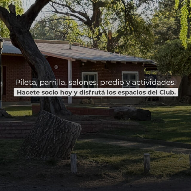 ¡ESPACIOS EXCLUSIVOS PARA SOCIOS!